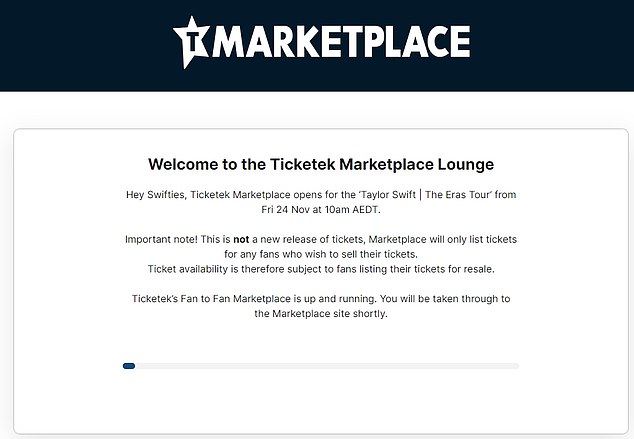 Swifties now have the chance to purchase tickets already purchased by others who no longer need them through the Ticketek Marketplace Lounge.  Fans should prepare for long waits and possibly missing out as thousands of Aussies are expected to flock to the venue