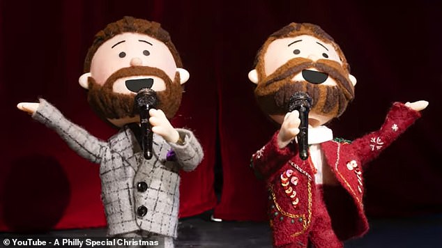 In the brilliant Claymation video, Travis and Jason are seen performing a duet together on stage