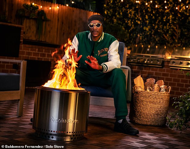 'Fire Pit hot enough to make the Doggfather smokeless': On Monday, Dogg revealed he was only trying to go viral to hype the ad campaign for Solo Stove's $349.99 limited edition 'The Snoop Stove – Bonfire 2.0 + Stand'