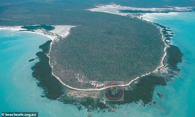 It is believed the boat landed on the Anjo Peninsula on the northern tip of Washington (pictured) before walking to the remote Truscott North Kimberley Airport to receive aid.