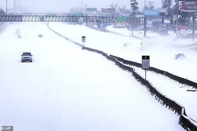 Snow covered Texas roads nearly three years ago, when millions of people were in darkness for more than 70 hours