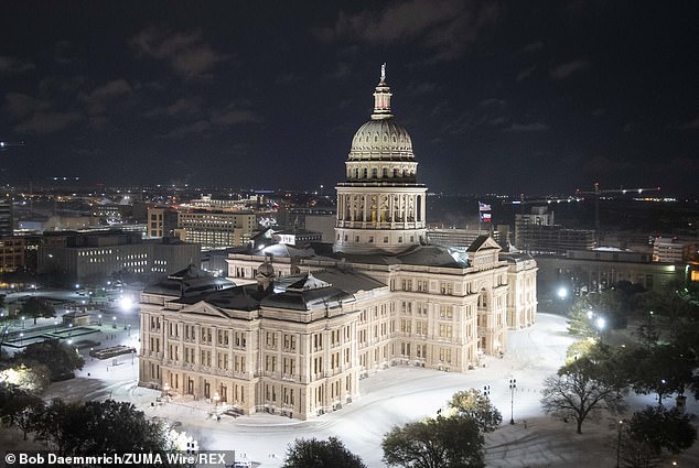 A rare winter snowfall of at least half a foot hit central Texas as the State Capitol in February 2021