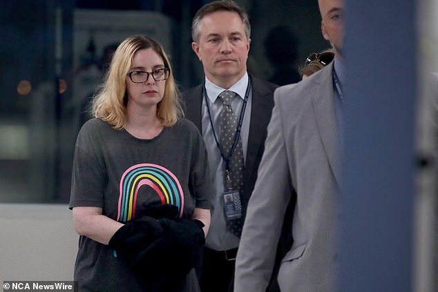 The lawyer on duty, who is Dr.  Representing Lines (pictured right on Friday), told the court on Friday that she had spoken to her client, who had accepted that it was her name on the extradition warrant.