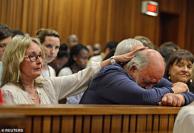 Both his late father and stepmother June Steenkamp were adamant that Pistorius should remain behind bars until he told them the truth about how he deliberately murdered their daughter.