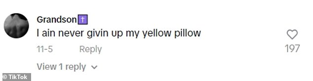 In the comments section of Zubritsky's video, many joked that they would never get rid of their trusty yellow pillows