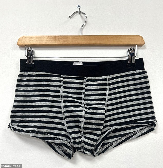 Avoid: Fans who take his underwear are advised not to wear them due to visible 'white spots'