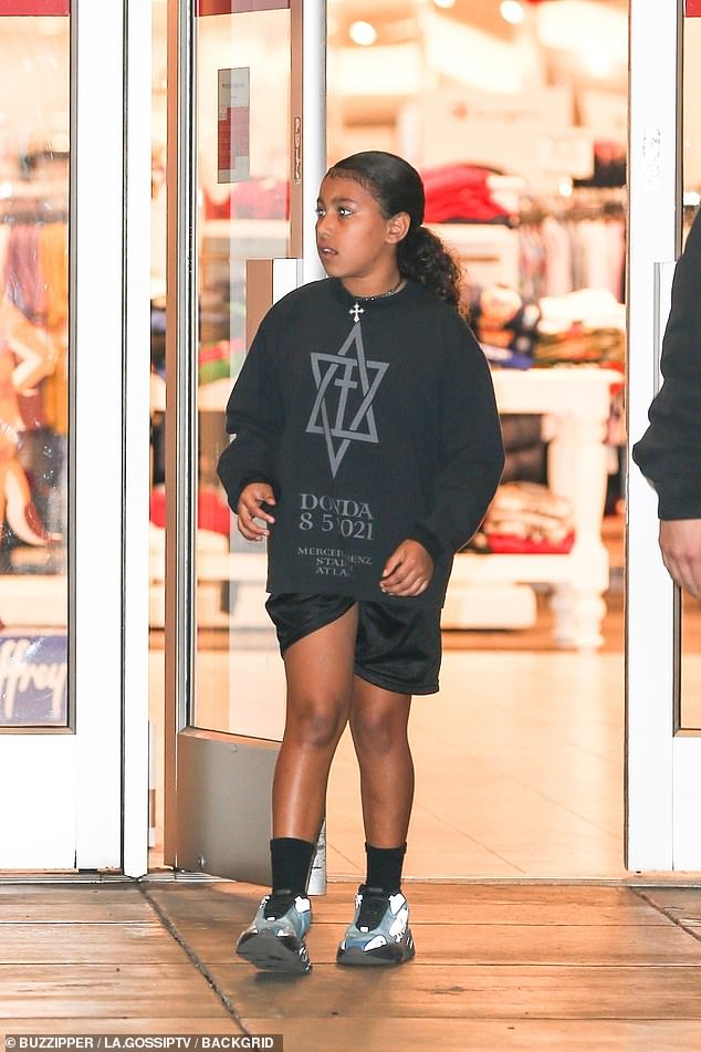 North, who was seen shopping with Kanye in 2022, is 