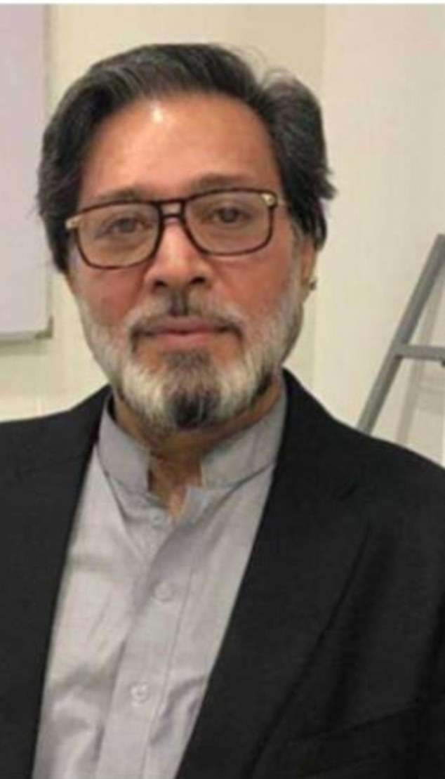 Maneka (pictured) said neither he nor his children were aware that the wedding had taken place in 2018 until it was reported in the media a month and a half after their divorce.