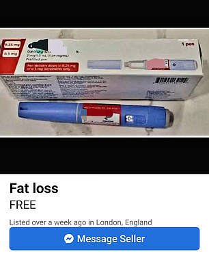 Sellers on Facebook Marketplace are listing weight loss shots that contain semaglutide, a drug found in both Ozempic and Wegovy