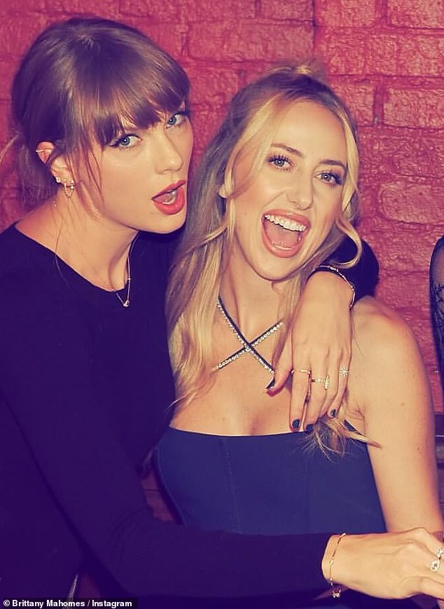 BFF alert: Brittany shared flashback photos on Instagram on Tuesday.  She was seen enjoying a girls' night out in New York City with Swift on Saturday