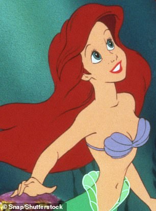 Spot the difference: Lily compared her look to that of Ariel from the Little Mermaid in the 1989 film