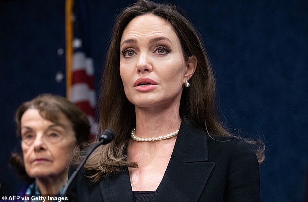 Truth be told: Jolie briefly touched on motherhood during her interview with Mohammadi, stating that she wouldn't be able to stand not being able to see her children;  she will be seen in 2022