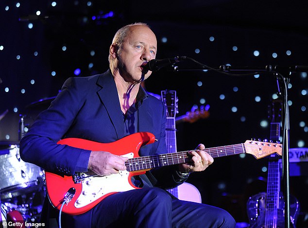 Mark Knopfler of Dire Straits performs in support of The Prince's Trust at the Hurlingham Club on September 9, 2009 in London, England