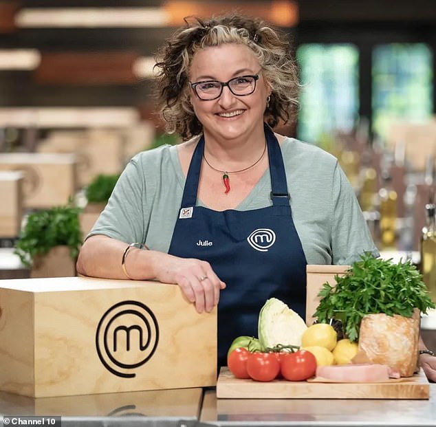 Another favorite in the running for hit show is MasterChef star Julie Goodwin