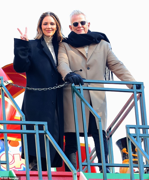 Holiday Spirit: Katharine and David performed at the 2023 Macy's Thanksgiving Day Parade