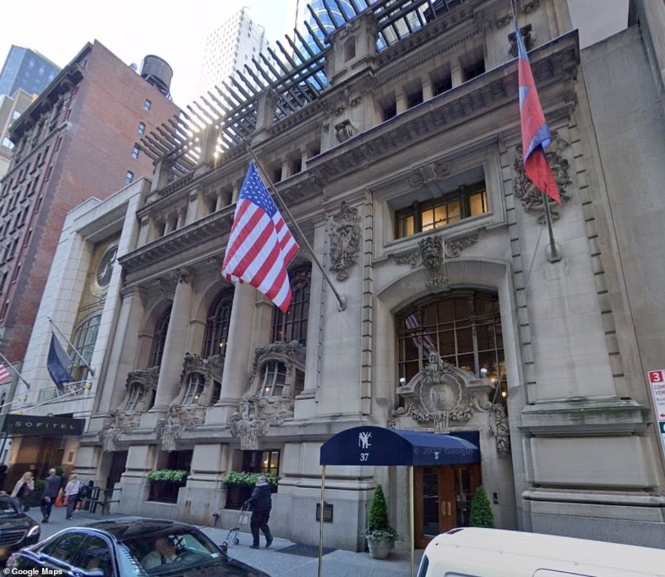 Tucked away from the Times Square crowd at 37 W 44th St, the six-story Beaux-Arts clubhouse was purpose-built by sailor and banker John Pierpont Morgan to house the organization's membership fleet.