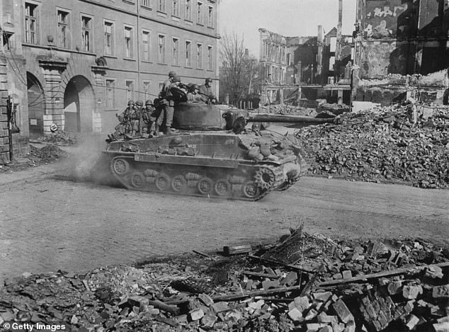 Walker was 27 when he died - he commanded an M4 Sherman tank during World War II and fought German forces in Hücheln, an area near the Belgian border