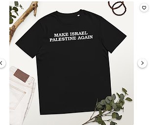 T-shirts with the same slogan are also promoted by the e-commerce company