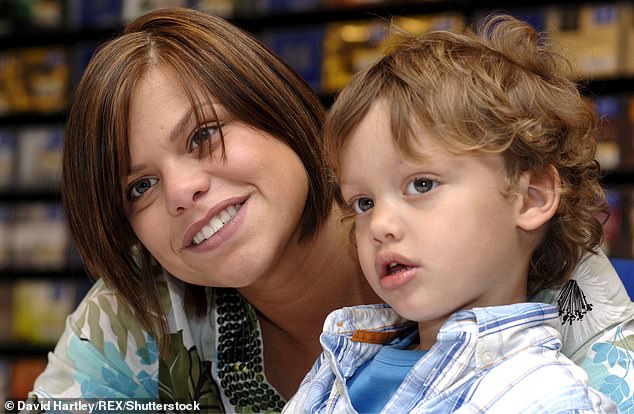 Reminds him of mum Jade: Bobby was just five when Jade, who shot to fame on Big Brother in 2002, died of cervical cancer on Mother's Day in March 2009 (pictured in 2006)
