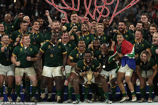 South Africa were the toast of the rugby world after beating New Zealand 12-11 in the final