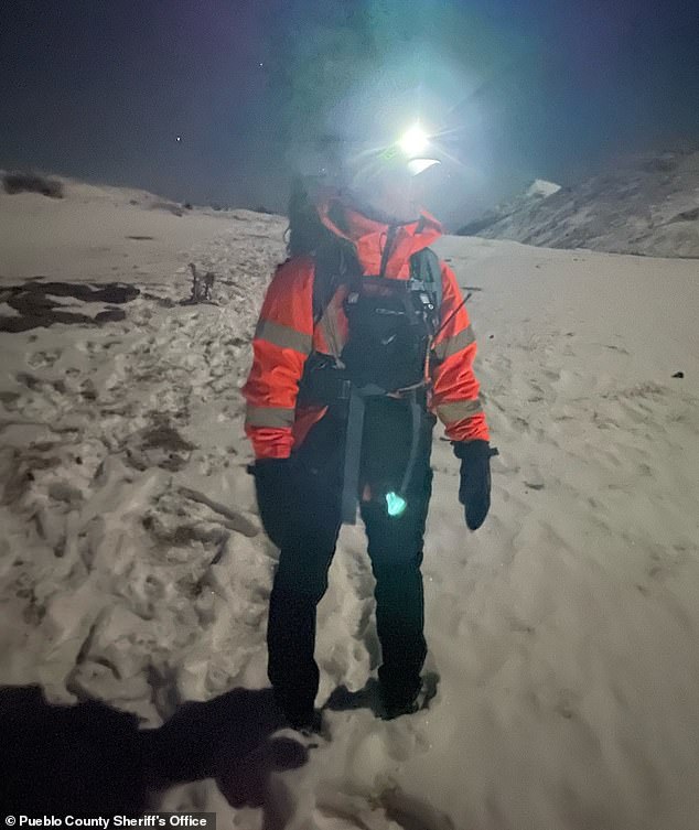 The family became stranded as dusk approached and realized they were ill-equipped for the plunging temperatures and bitter winds