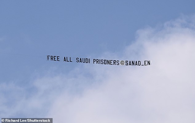 At the end of the 2022-2023 season, a plane carrying the 'Free All Saudi Prisoners' banner flew over St James' Park