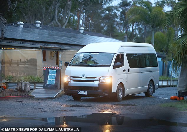 Last ride out of the squalid beach camp last week for the berry pickers who quietly left the site of the idyllic beach village after an alleged rape