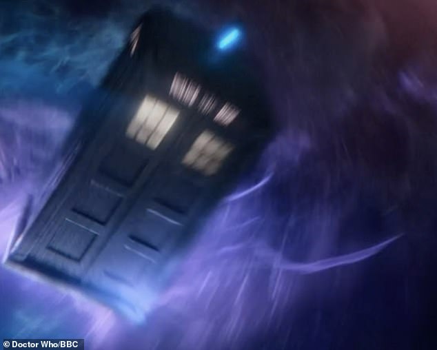 I love it: The new look sequence featured the Time Lord's blue Tardis speeding through space with the dazzling special effects that left viewers 'obsessed'