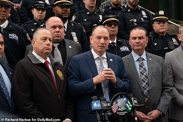 Patrick Hendry, chairman of the Police Benevolent Association, said those left behind have been forced to pick up 'inhuman' amounts of overtime