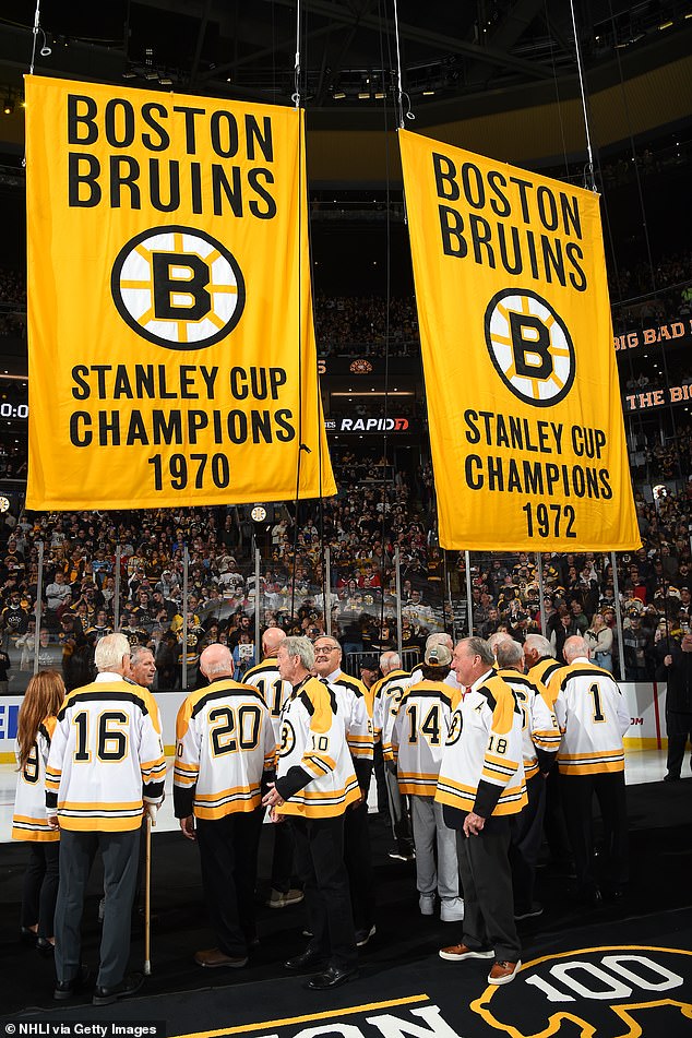 The Bruins won the Stanley Cup in 1970 after Larson started playing games for Channel 38