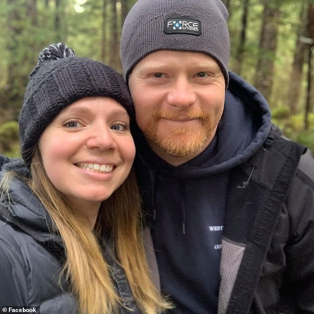 Authorities say parents Timothy Heller, 44, and his wife Beth Heller, 36, were home with their three young children – Mara, 16, Derek, 12, and Kara, 11, when the landslide hit the area.  Their home was one of three affected by the catastrophe