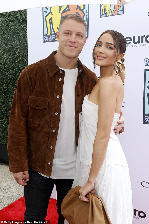 McCaffrey and Culpo started dating in 2019, and four years later on April 2, 2023, they got engaged.