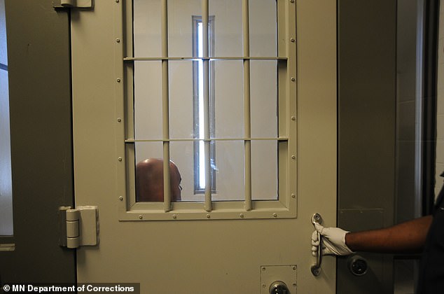 Chauvin spent 15 months at the Minnesota Corrections Facility in Oak Park Heights (photo is a jail cell)