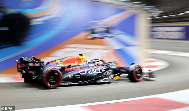 Verstappen's teammate, Sergio Perez, could only finish ninth after a lap time was deleted
