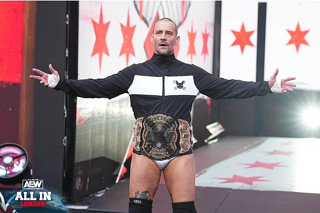 Punk was last seen wrestling at AEW's All In Pay Per View before being fired from the company