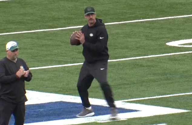 The 39-year-old Rodgers has amazed fans around the NFL with how quickly his recovery appears to be