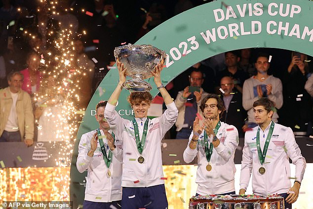 Sinner lifts the trophy in Malaga - only the second time Italy has won the Davis Cup