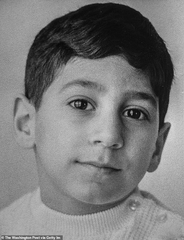 Sobhani (pictured as a child) has lived in the US (Virginia and DC) all his life, apart from a small part of his childhood when his family moved to Turkey