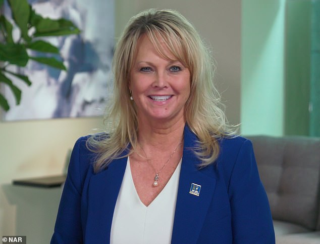 The National Association of Realtors was found guilty by a jury of conspiring to keep home sales commissions high.  The commission on home sales in the US is usually between 5 and 6 percent.  The photo shows President Tracy Kasper