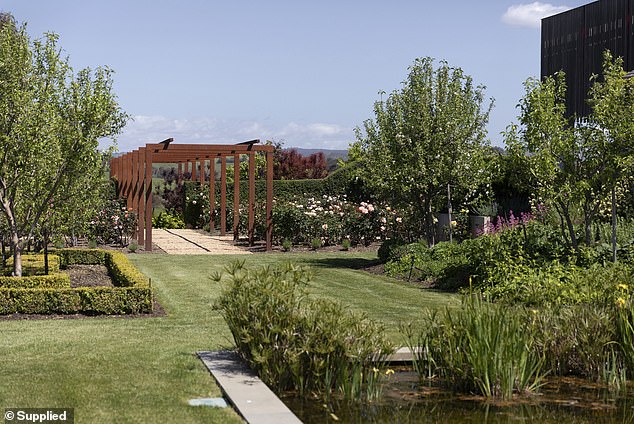 Mr Domoney contacted award-winning garden designer Paul Bangay to design the surrounding grounds