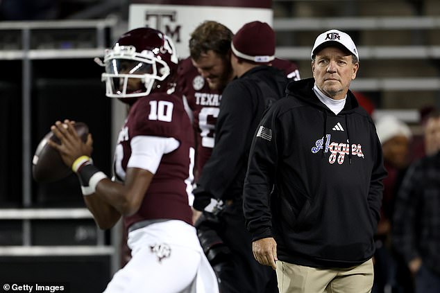 Former Aggies head coach Jimbo Fisher was fired earlier this month after posting a 7-5 record this fall