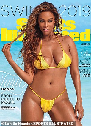 Tyra's body has undergone a well-known transformation - pictured on a 2019 Sports Illustrated cover