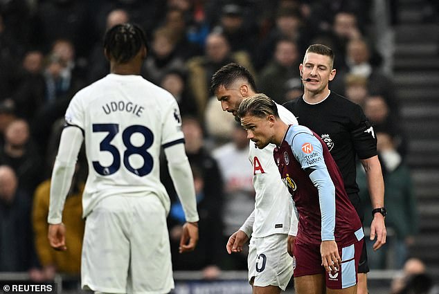 Matty Cash avoided a red card after a rash challenge on Rodrigo Bentancur