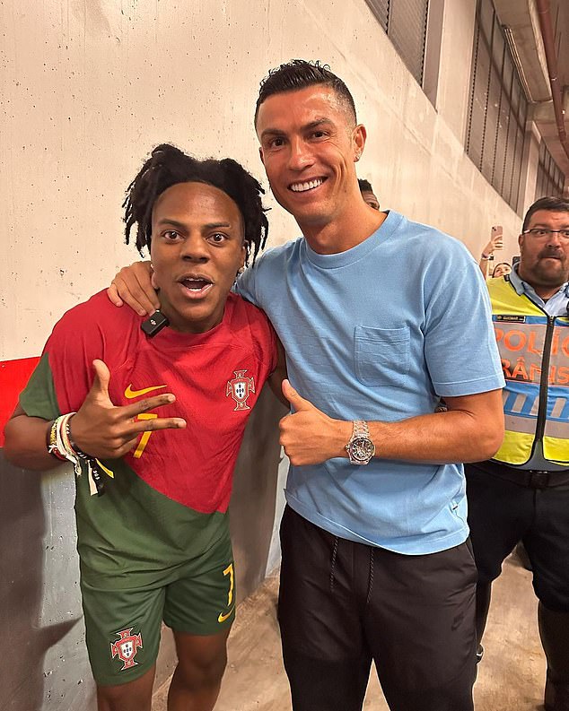He finally managed to meet the Al-Nassr striker during Portugal's match against Bosnia and Herzegovina at the Estadio da Luz in June