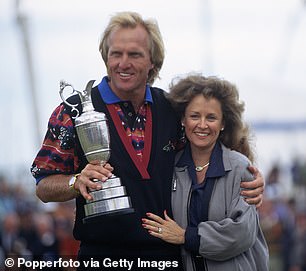 The retired professional golfer, 68, quickly jumped from a 25-year marriage to flight attendant Laura Andrassy (right) to an 18-month marriage to tennis star Chris Evert