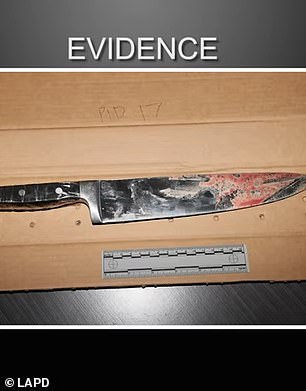 The four-inch kitchen knife Duong used