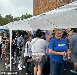 Thousands of fans descended on the Botany Bay venue to get their hands on donuts, croissants, cakes, tiramisu, cronuts and other sweet treats