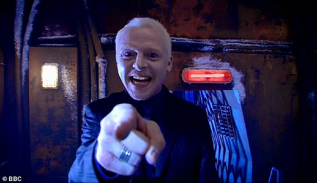 Simon Pegg (pictured) starred in the show in 2005, alongside Ninth Doctor Christopher Eccleston as an evil character called The Editor