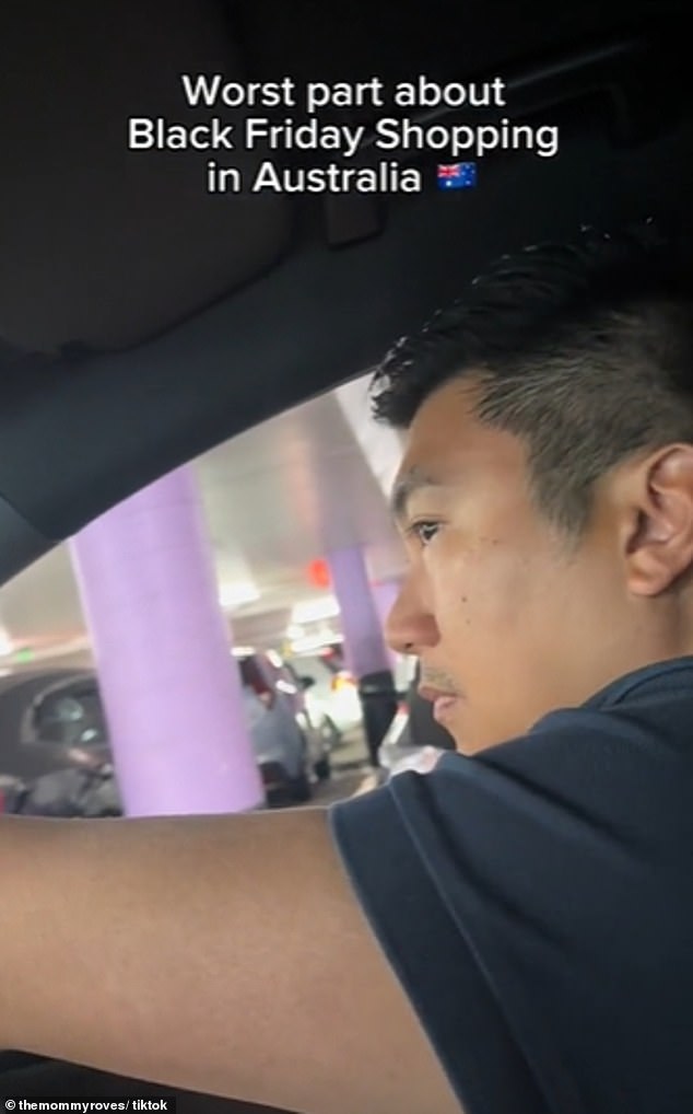 It took this man almost 90 minutes to leave the Westfield Parramatta car park