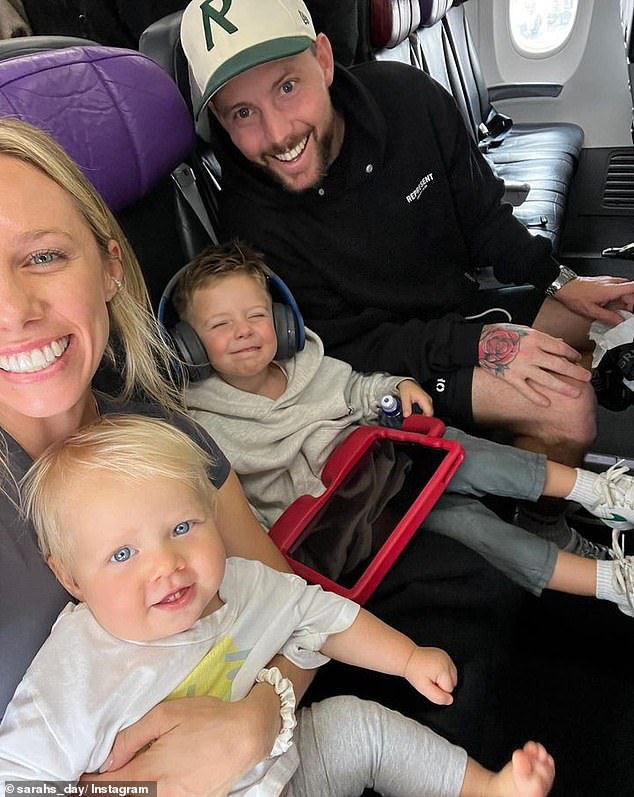 The online personality already has a home in Cronulla with her husband Kurt Tilse.  Both pictured with their two children